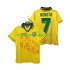 Camisola Brasil BEBETO 7 Retro Homem Equipamento Primeiro 1994 Manga Curta